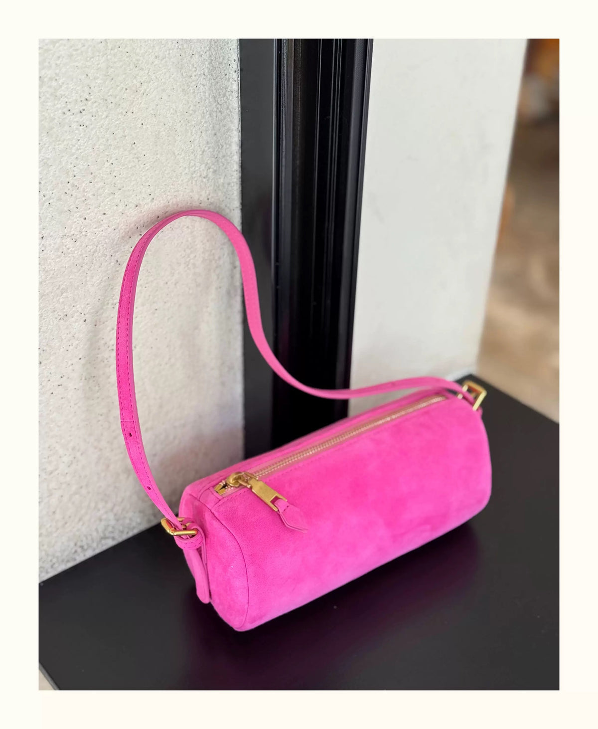 5125 lady's handbag in suede