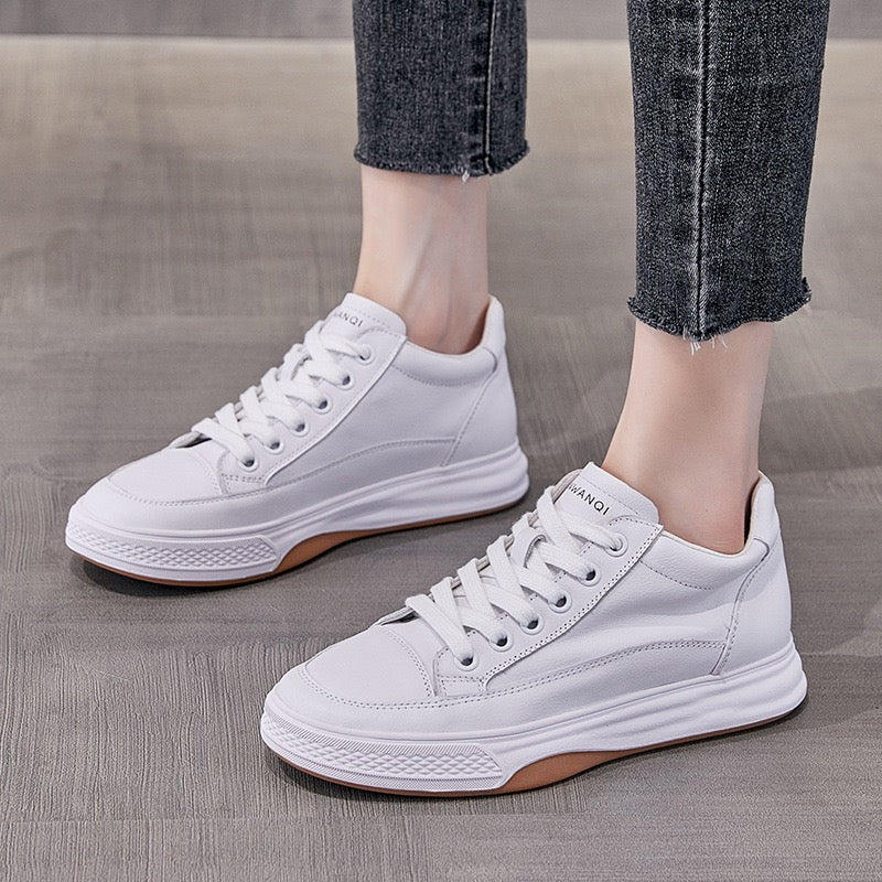 4020 High-top leather casual sneakers