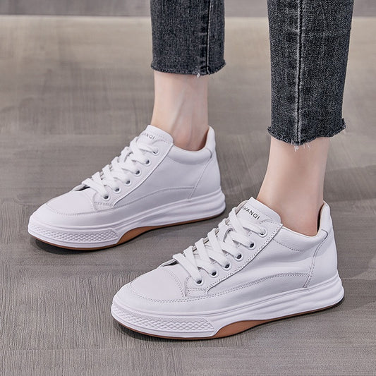 4020 High-top leather casual sneakers