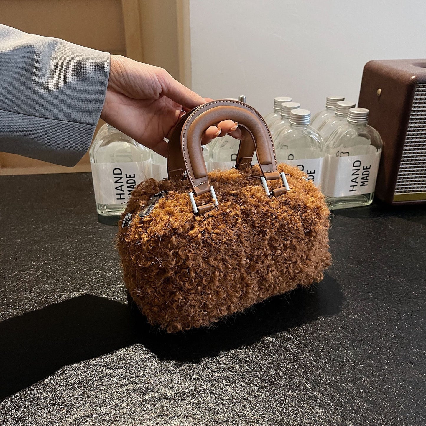 3618 Shearling Bag