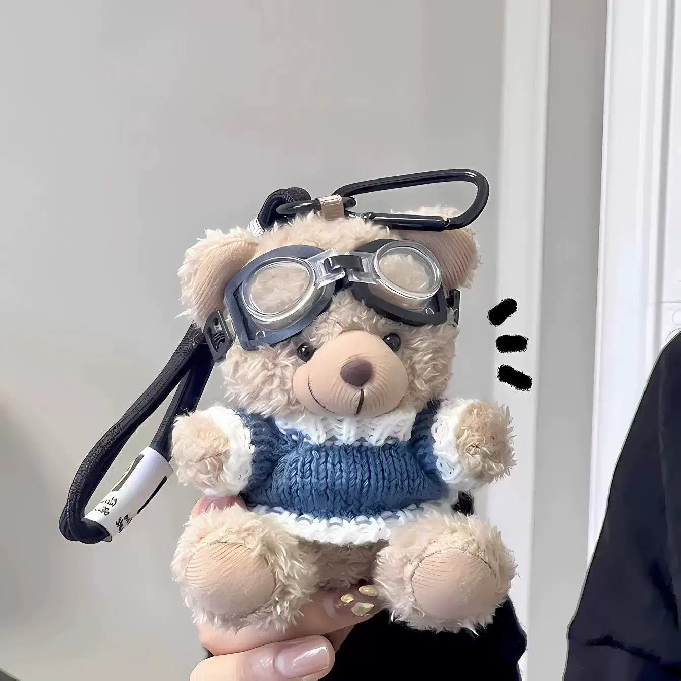 3866 plush teddy bear keychain