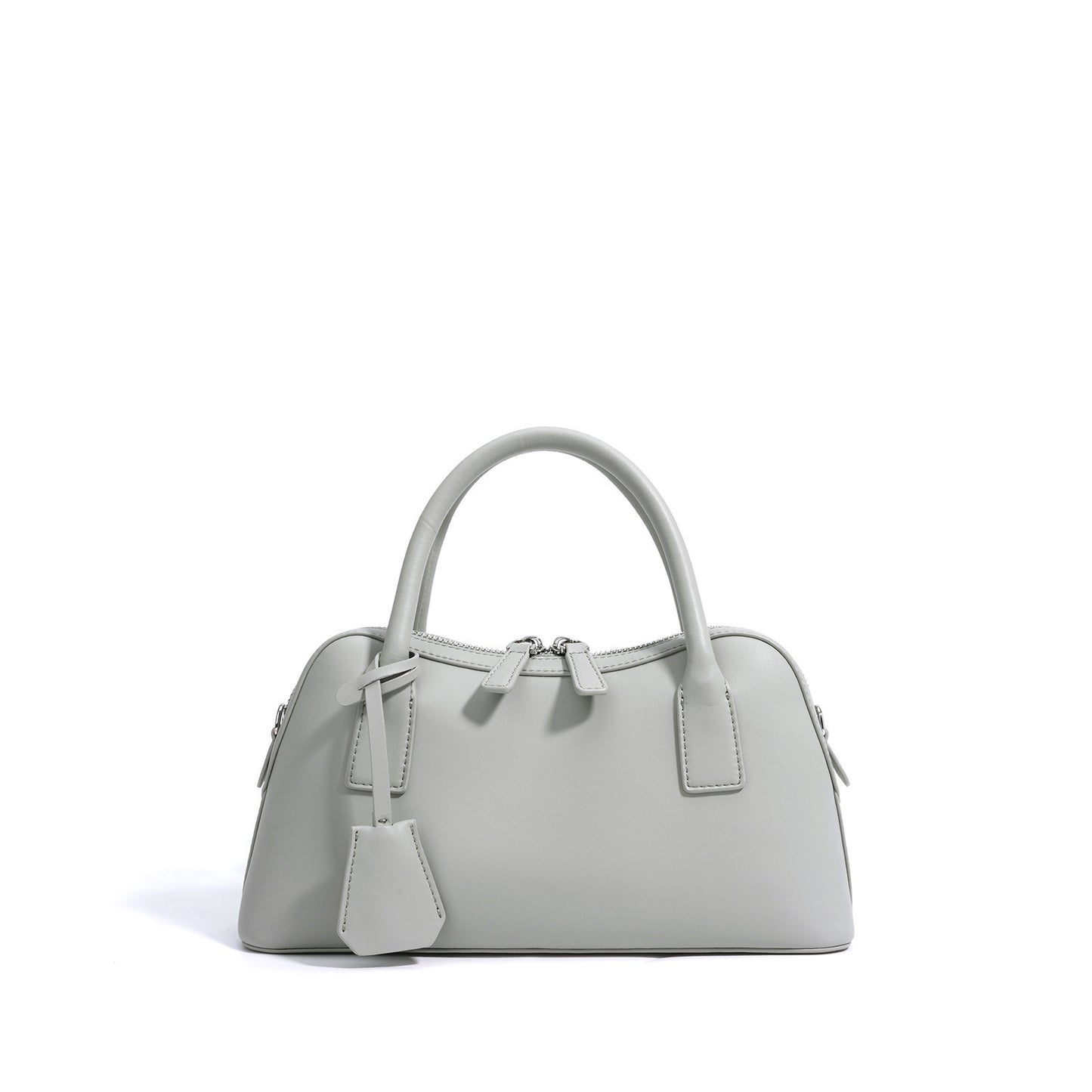 2042 genuine leather Boston handbag