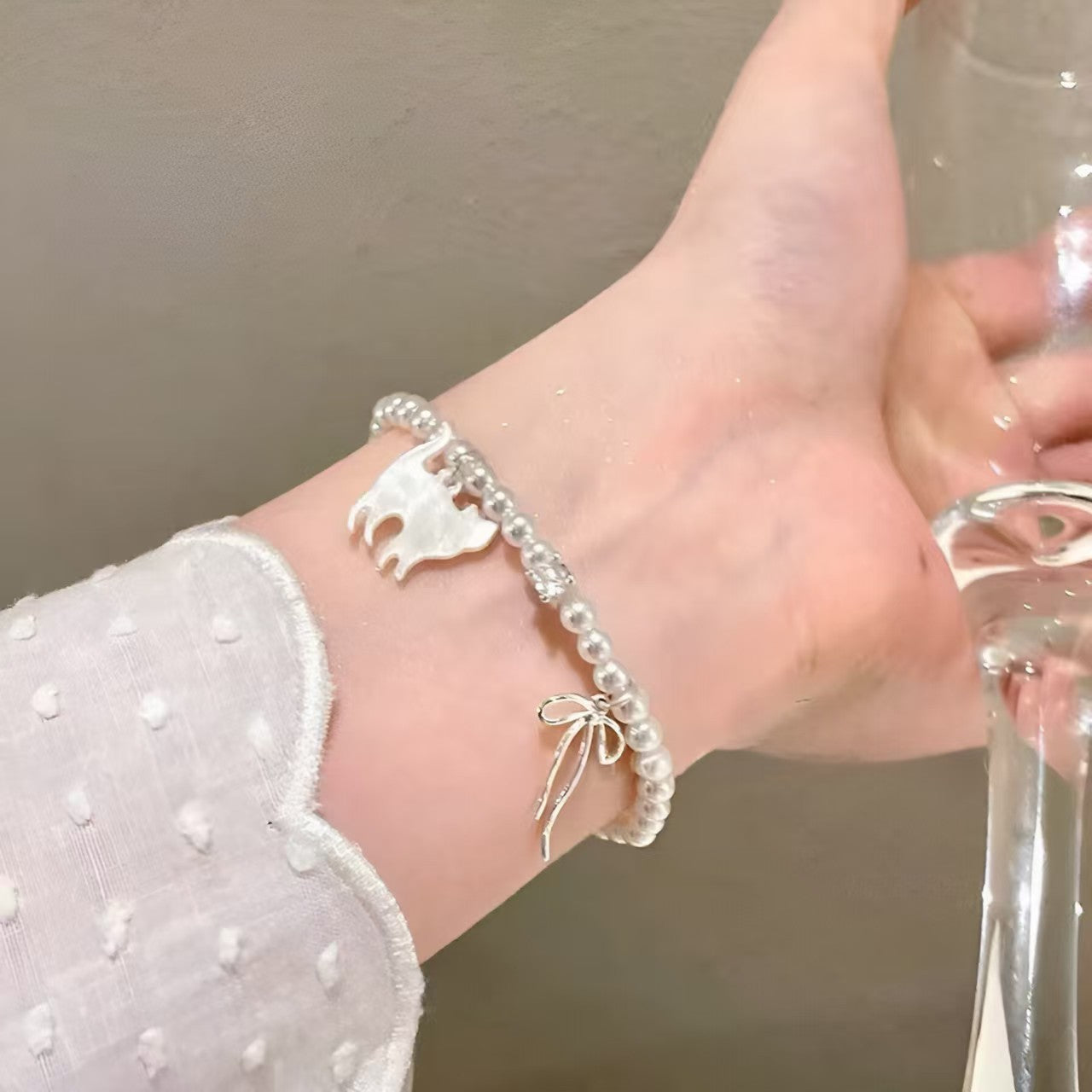 2045 s925 pearl bracelet