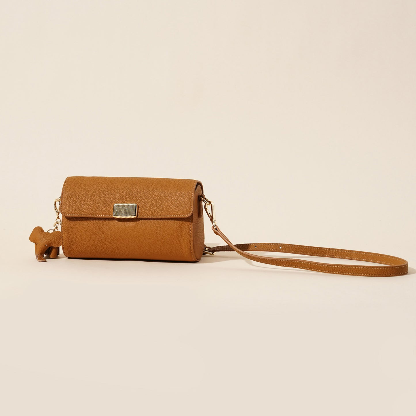 2047 solid small flap crossbody bag