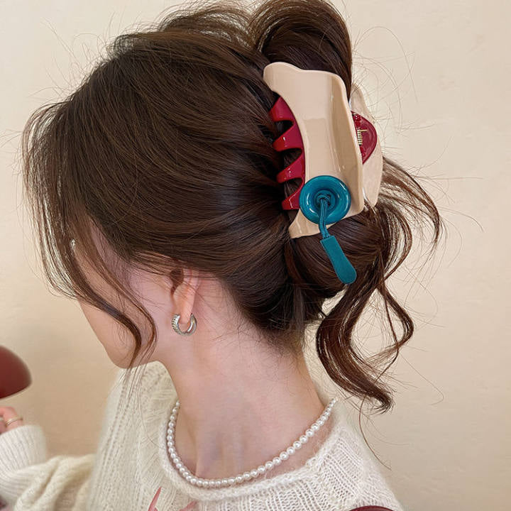 2049 plastic hair claw