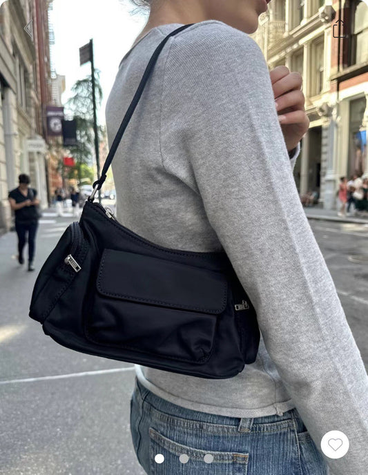 2051 casual nylon shoulder bag