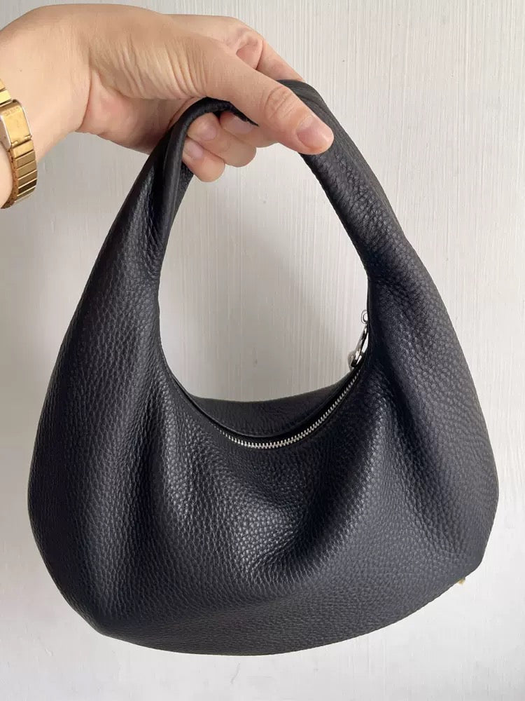 2307 high-end cow leather texture handbag