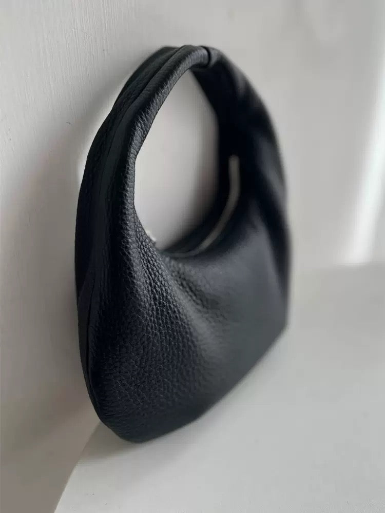 2307 high-end cow leather texture handbag