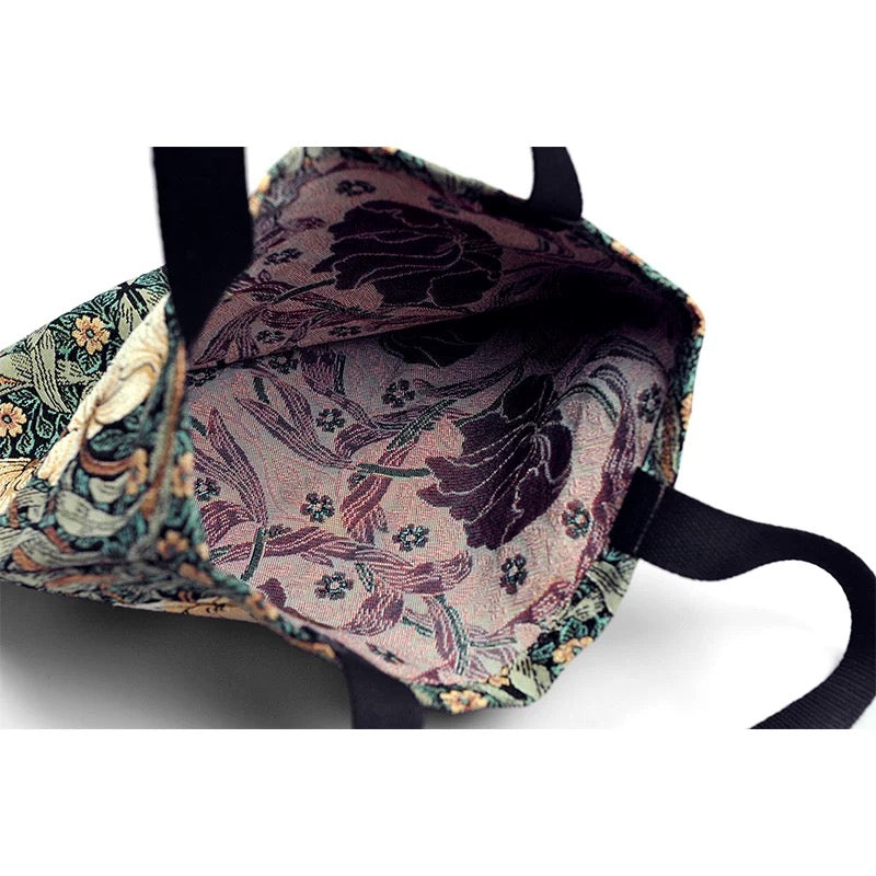 2308 embroidery handbag