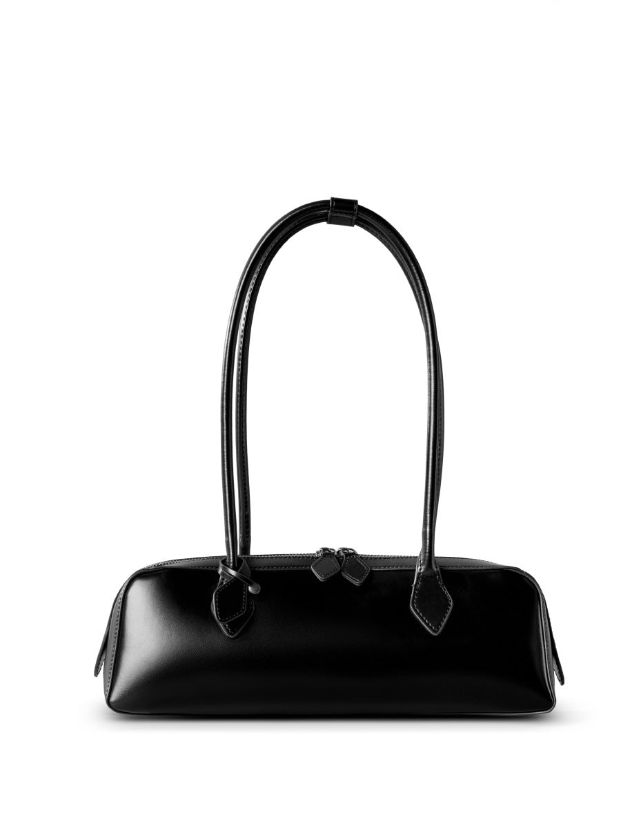 2026 genuine leather baguette bag