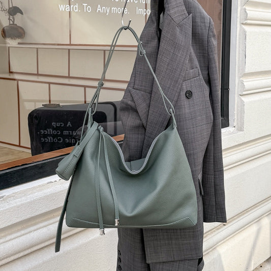 2060 solid leather fashion bag