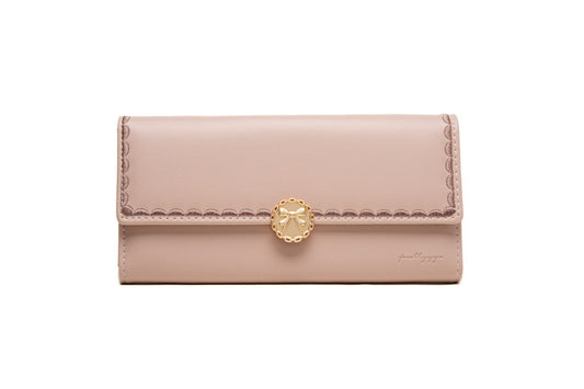 2061 cowhide long purse
