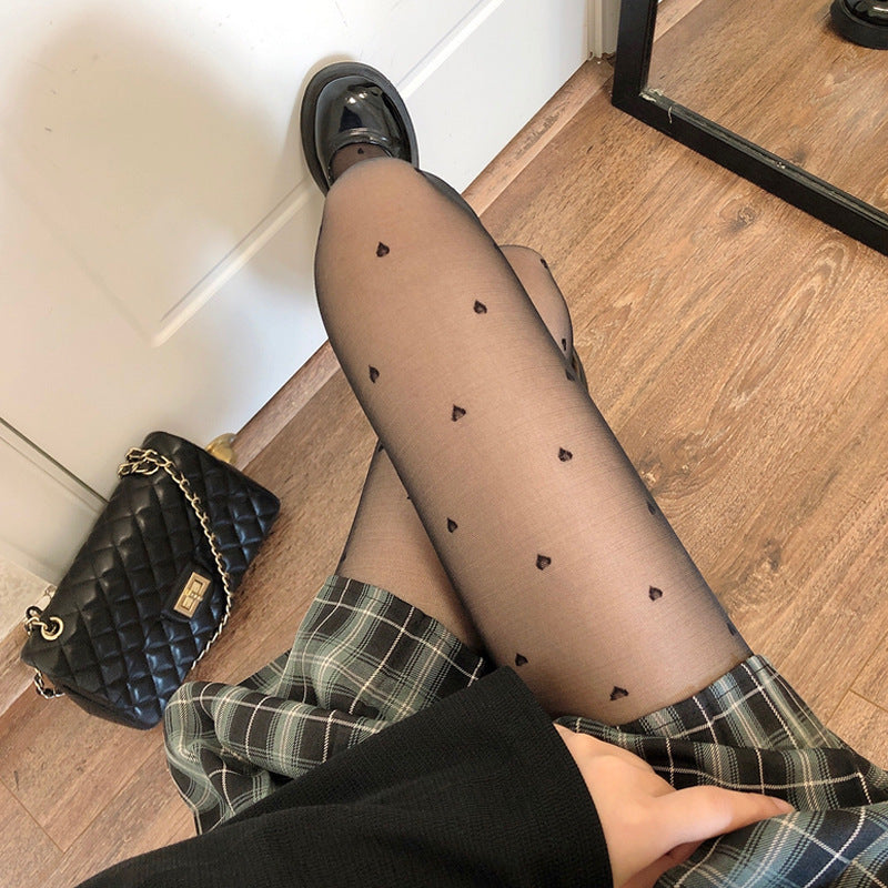 2071 black stockings leggings thin tights