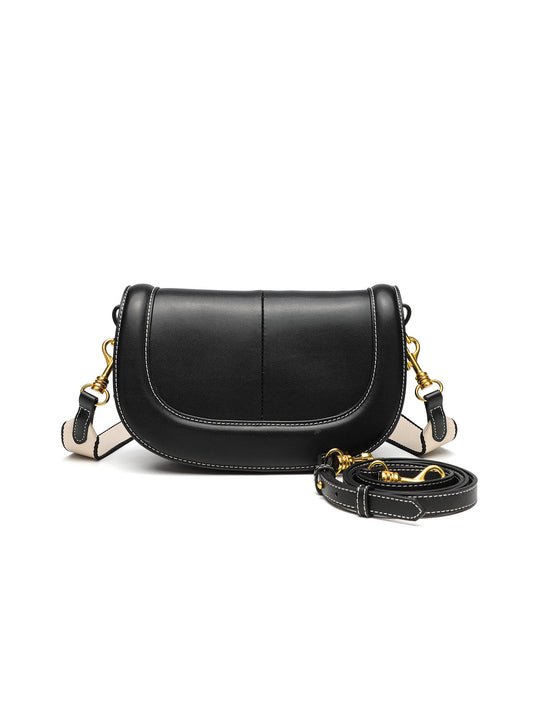 2077 solid cover crossbody bag