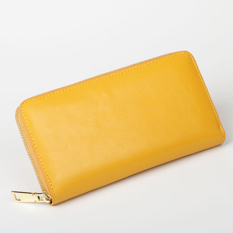 1356 zipper long purse