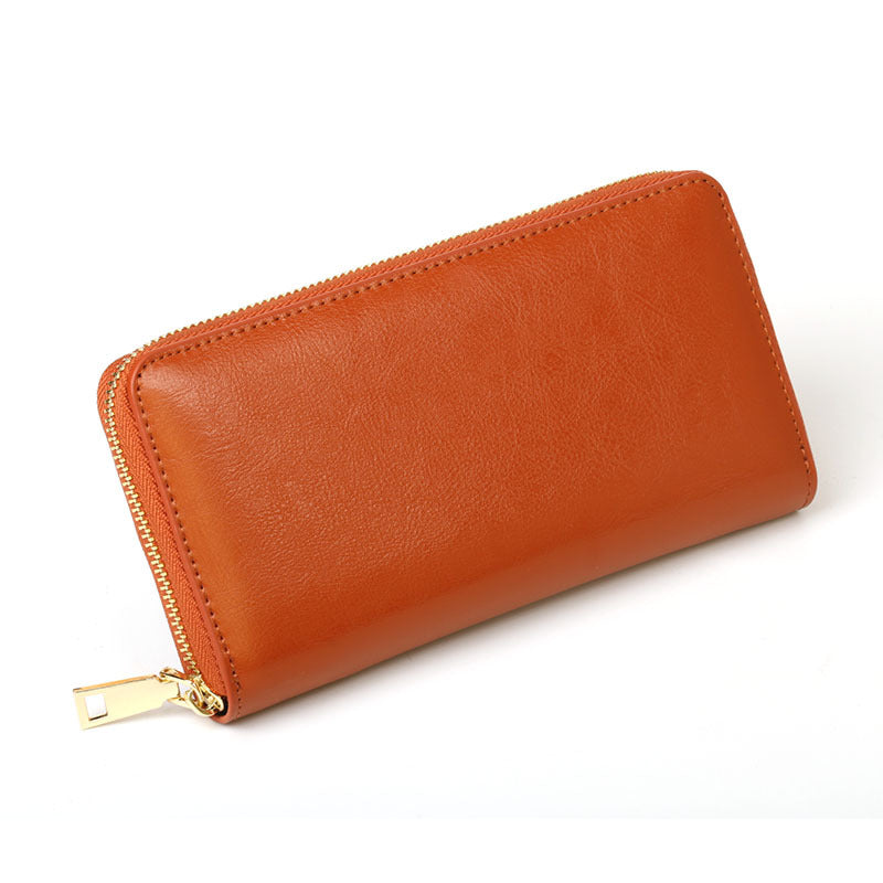 1356 zipper long purse