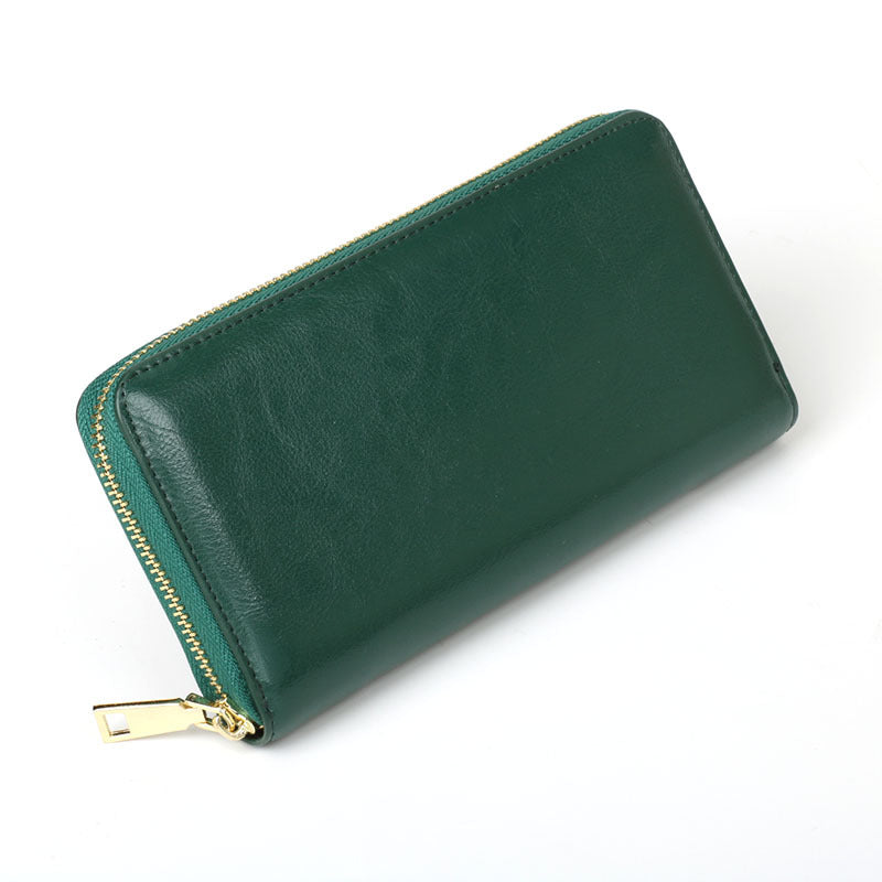 1356 zipper long purse