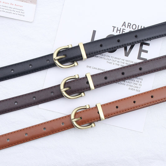 1028 2.5cm wide belt for women