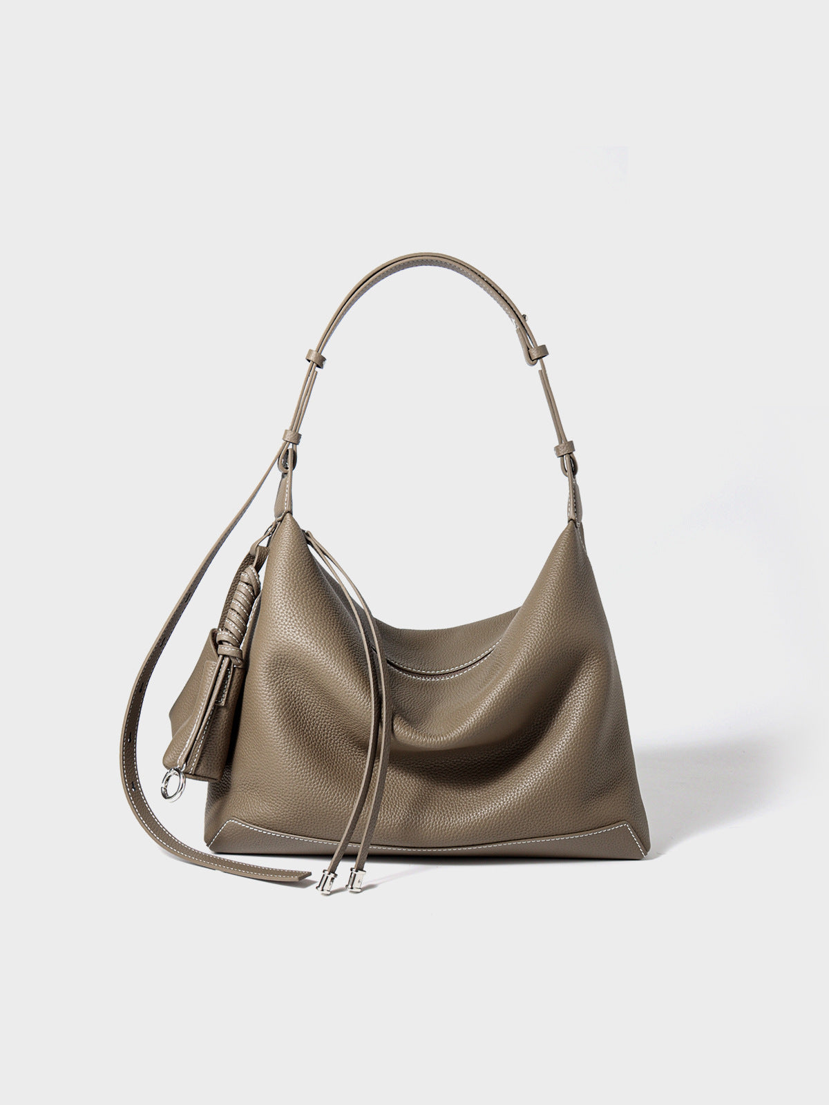 2344 cowhide leather handbag