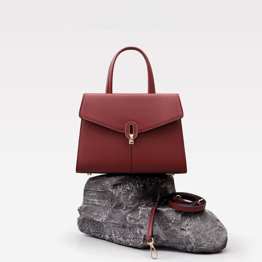 1099 genuine leather solid handbag