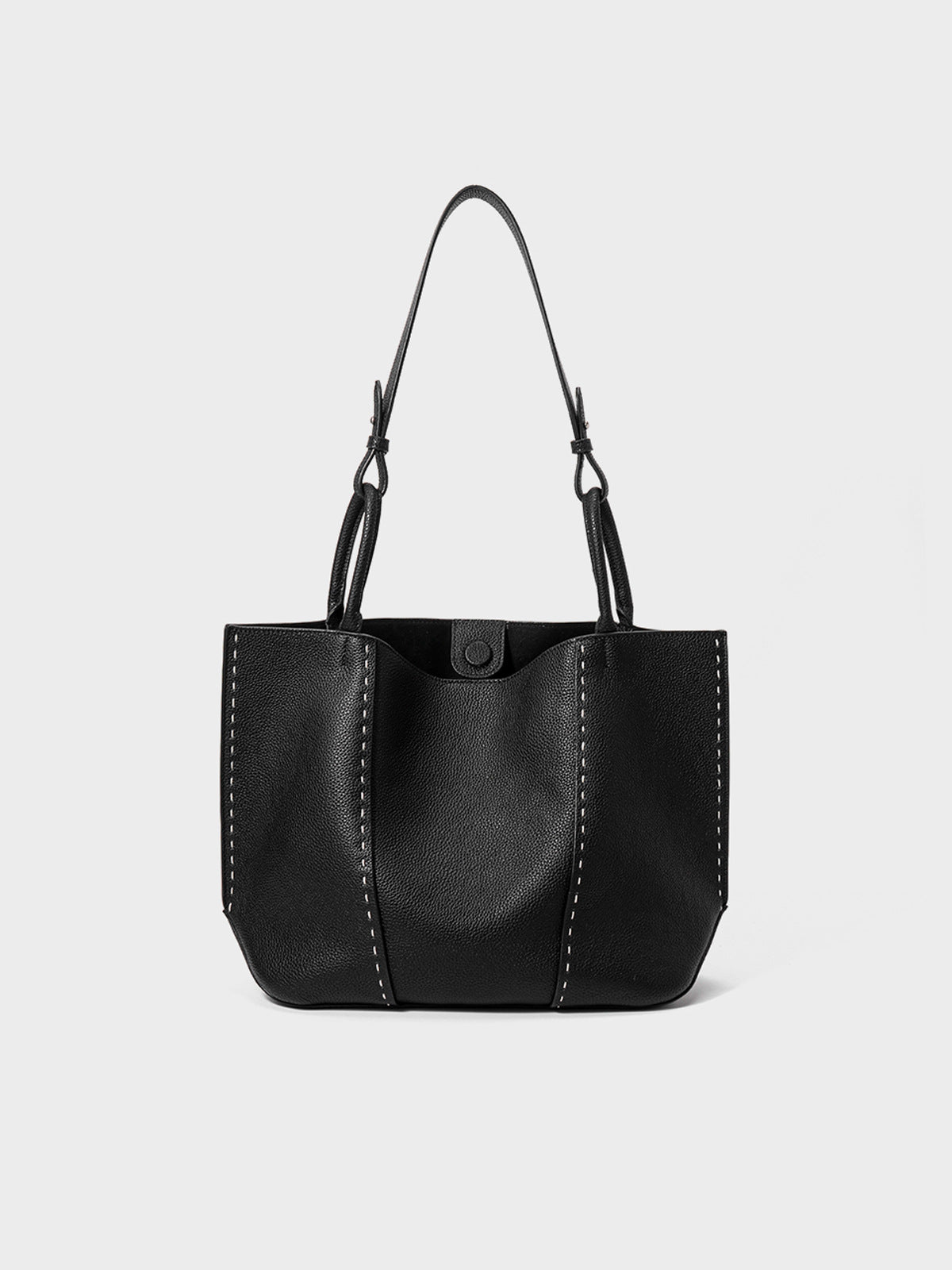 2346 black cowhide large totes