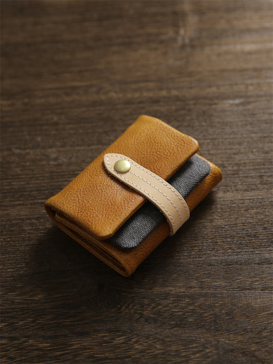 650 genuine leather fold wallet