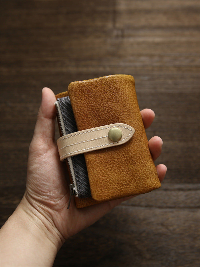 650 genuine leather fold wallet