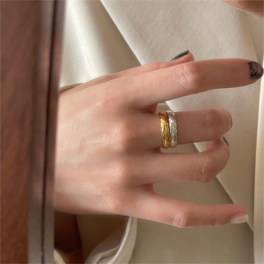 2105 S925 opening rings for women