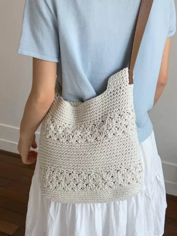 4507 straw woven handbag