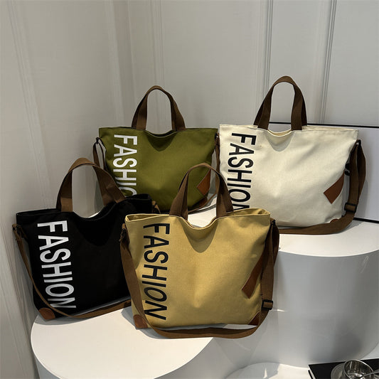 2124 large capacity cavas handbag