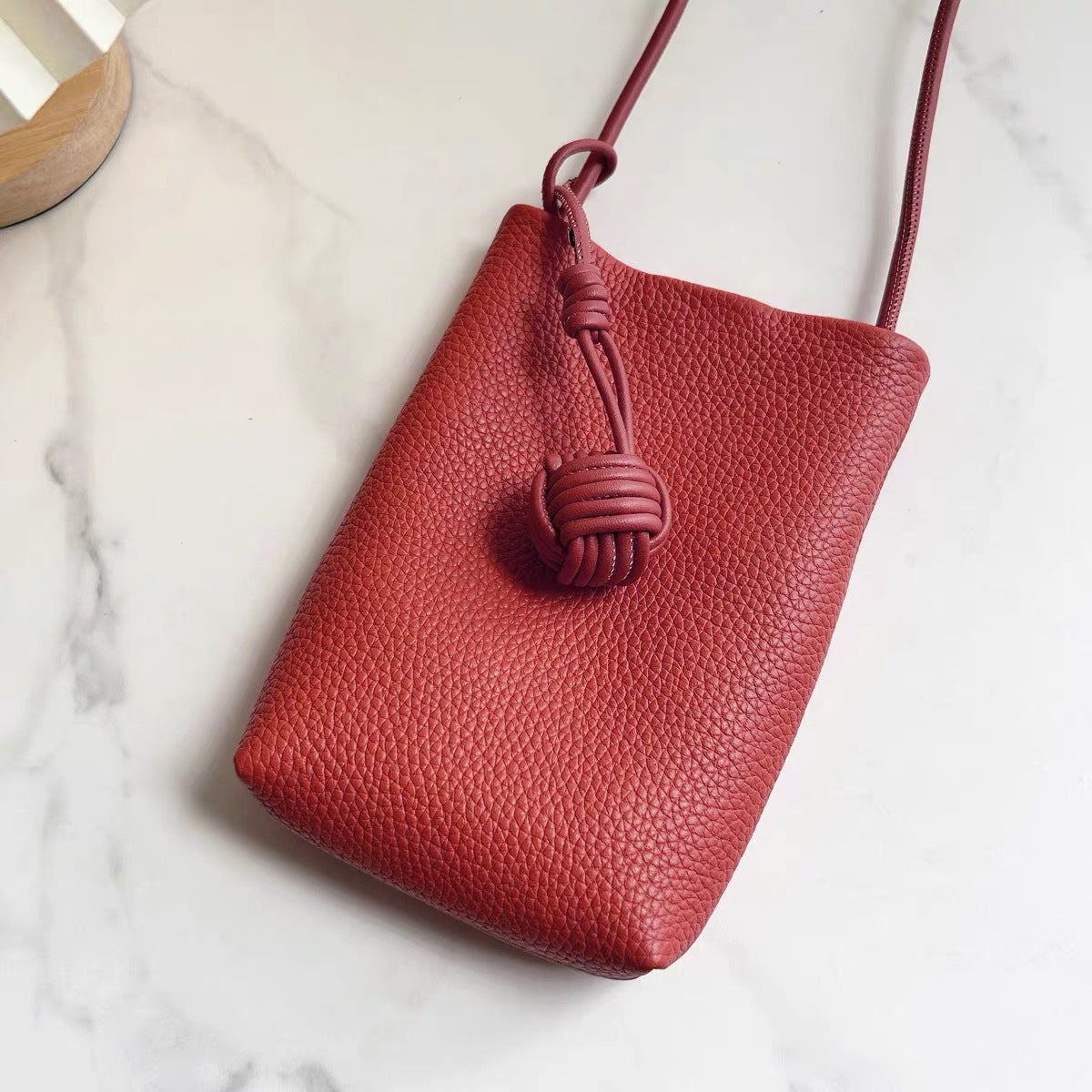 2173 mini genuine leather phone bag