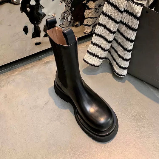 5008 Women's fashion leather boots