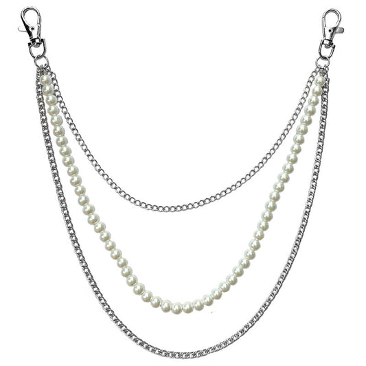 1514 pearl chain belt