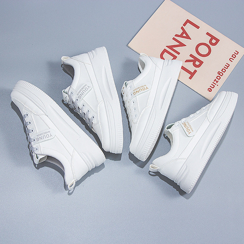 2175 White genuine leather sneaker