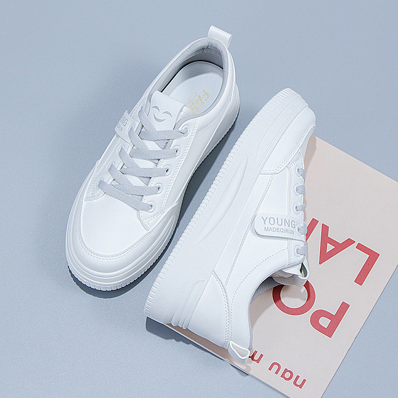 2175 White genuine leather sneaker