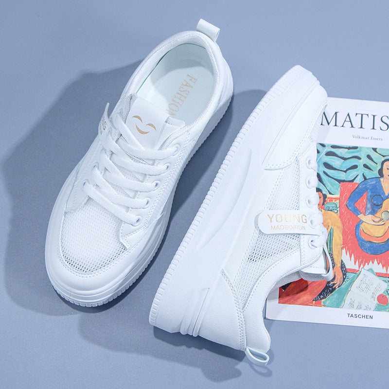 2175 White genuine leather sneaker