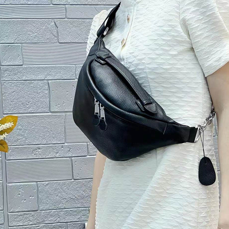 2179 genuine leather belt bag