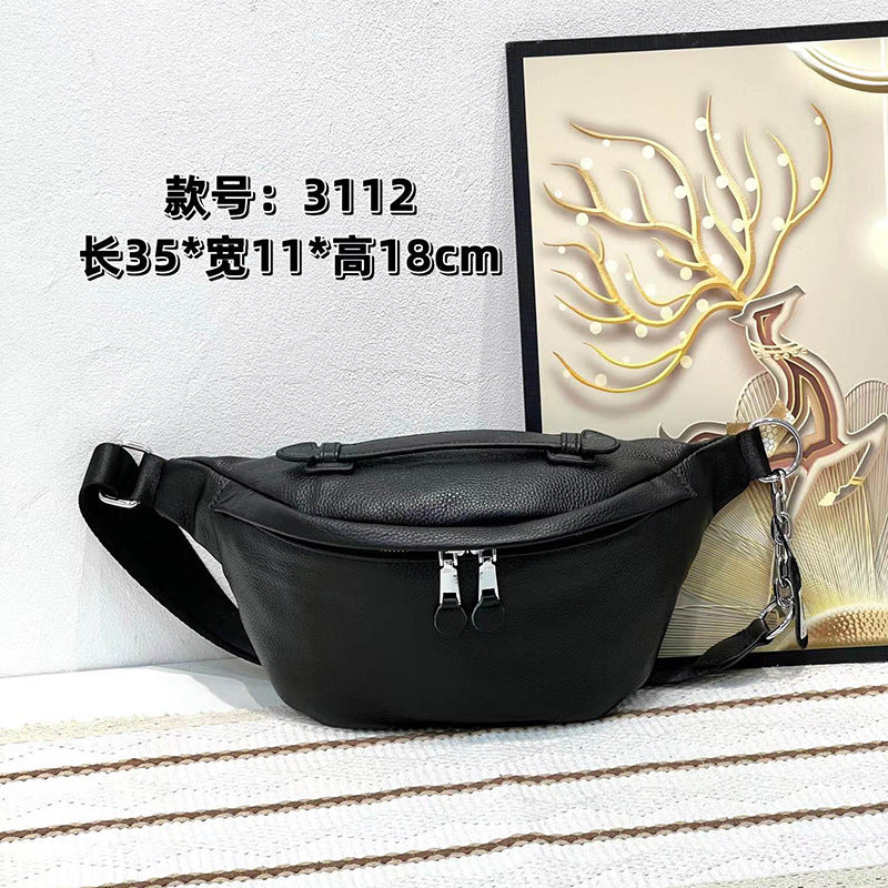 2179 genuine leather belt bag