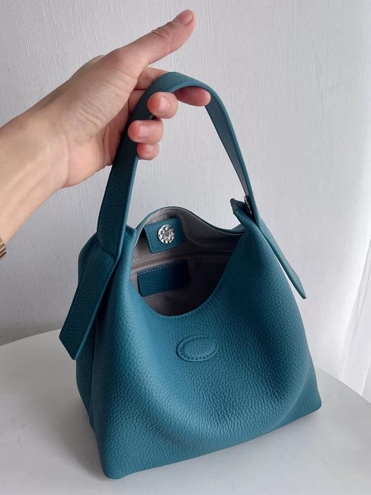 1960 leather tote bag