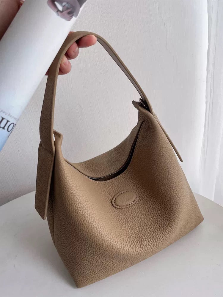 1960 leather tote bag