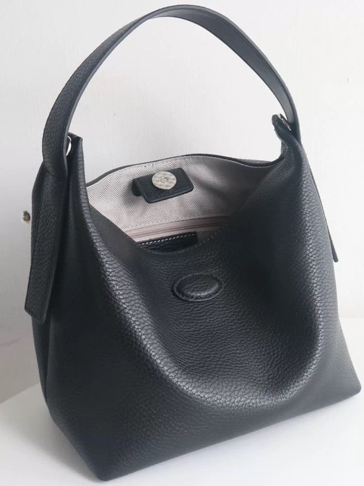 1960 leather tote bag