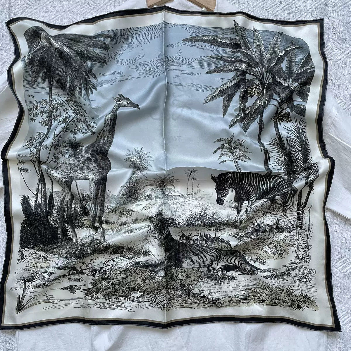 2400 Mulberry silk square scarf