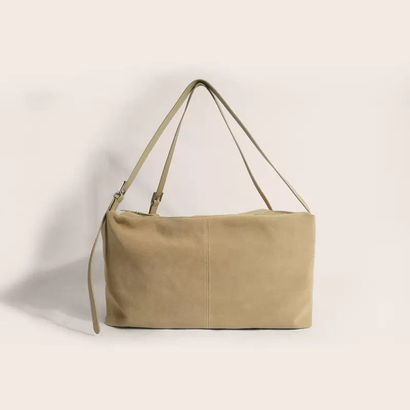 2404 large suede casual crossbody bag