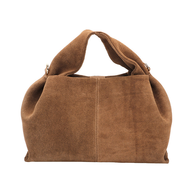 1969-1 suede leather vintage handbag