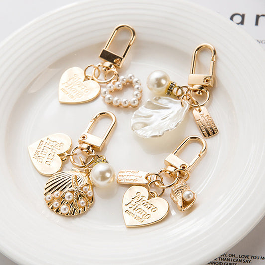 2190 shell pearl keychain