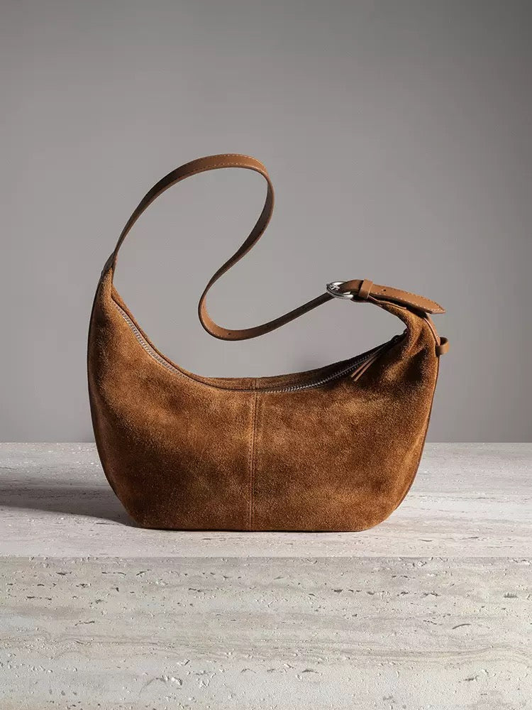 2778 large hobo in suede