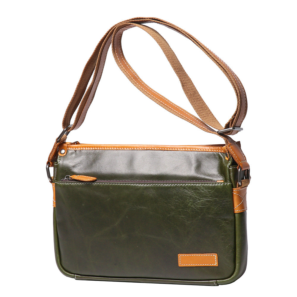 2192-1 oil wax messenger bag