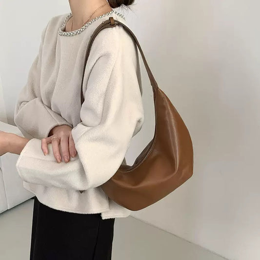 2781 genuine leather women large soft bag