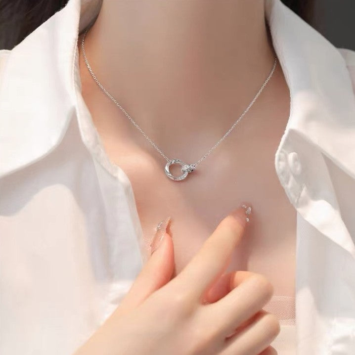 1979 s925 double charming necklace