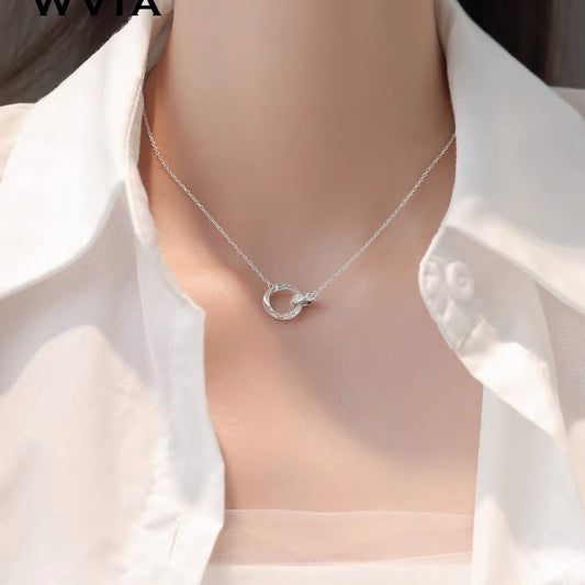 1979 s925 double charming necklace